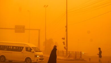 صورة غرينبيس: تغير المناخ يفاقم العواصف الرملية والغبارية والتكلفة كبيرة على الصحة والاقتصاد