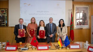 صورة توقيع اتفاقية شراكة بين المغرب وألمانيا لدعم التحول الرقمي