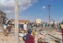 صورة قتلى في انفجار سيارة مفخخة بالصومال