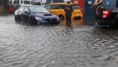 صورة شاهد: أمطار طوفانية تغرق نيويورك والسلطات تعلن حالة الطوارئ