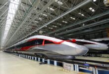 صورة افتتاح أسرع خط للسكك الحديدية فائقة السرعة العابرة للبحر في الصين