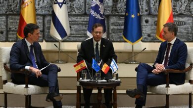 صورة عقب تصريحات داعمة لفلسطين.. إسرائيل تستدعي سفيري إسبانيا وبلجيكا