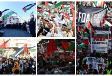 صورة شاهد: تظاهرات في مدن وعواصم عالمية تضامنا مع فلسطين